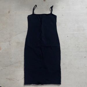 Black mini dress